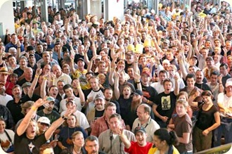 crowd crowd
