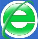 Il logo 360 Browser Sicuro (pressoché identica a Internet Explorer)