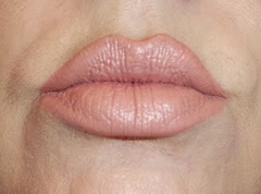 wearing essence Nude Love longlasting lipstick