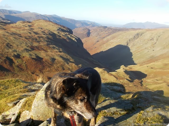 top of lining crag