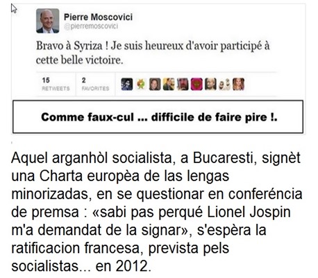 arganhòls socialistas Moscovici