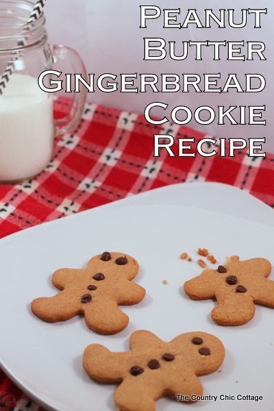 peanut butter gingerbread cookie recipe