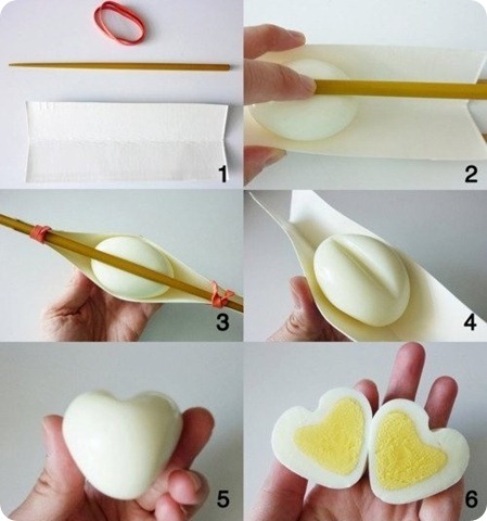 idea dia del amor y la amistad 14 de febrero huevos en forma de corazón para desayuno regalo diy