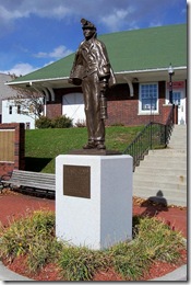 Statue of Coal Miner in front of Municipal Building in Windber