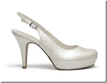 zapatos de novia con plataforma elegantes sencillos