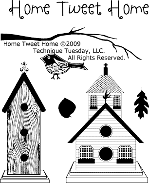 Technique-Tuesday-Home-Tweet-Home-Clear-Stamps-Medium