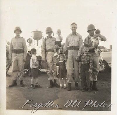 Group of soldiers with children Detroit lakes Ant
