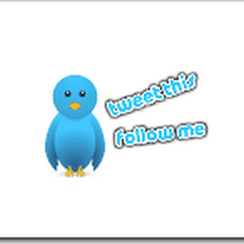  Add Flying Twitter Bird with Tweet & Follow Option