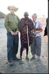 October 23, 2012 Lyn Richard and masai