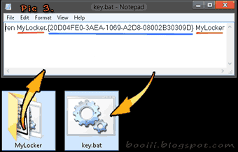 Unlock folder with file.bat