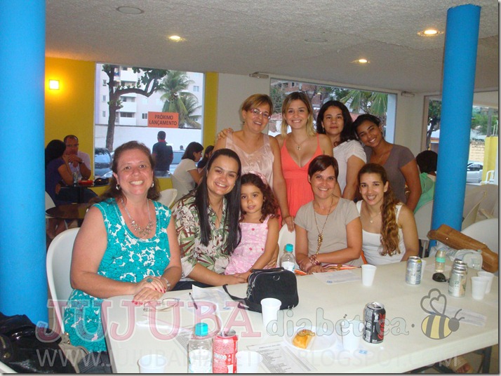 Marisa, Eu e Jujuba, Camila e sua mãe, Luciana Perrotti, Luciana Quaresma, Adrina e Giselle Mamede