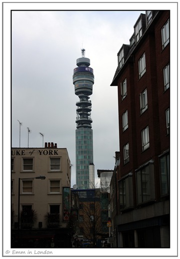 The BT Tower Over the Duke of York