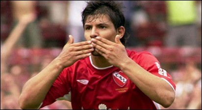 Sergio Agüero ex jugador de Independiente de Avellaneda