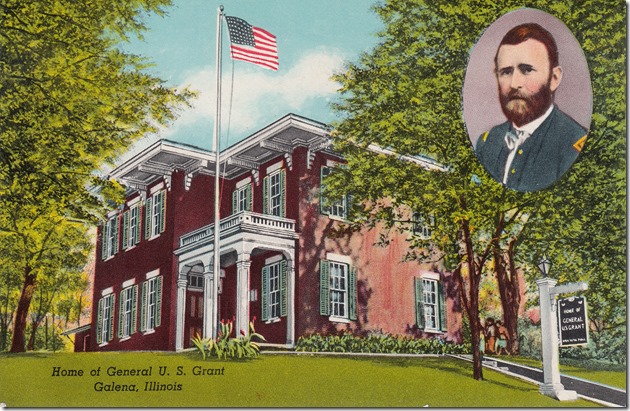 General U. S. Grant Home, Galena, Illinois Postcard