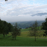 langsam verzieht er sich