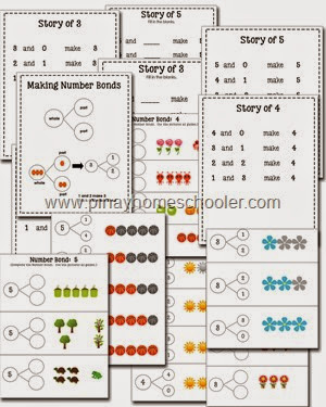 Free Number Bonds Activity Sheets
