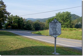 Fort Upper Tract along U.S. Route 220 looking south on the highway