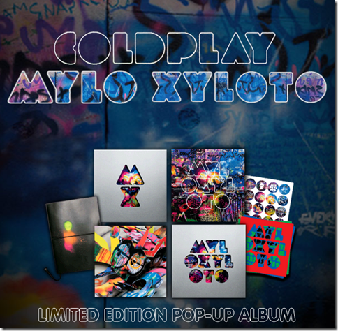 COLDPLAY - Mylo Xyloto - Limited Edition Pop Up Book-album