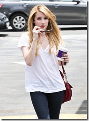 Emma Roberts in Tight Black Pants Leaving The Coffee Bean in LA-06-560x769