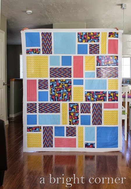 Jack's Blocks quilt from A Bright Corner (pattern available!)