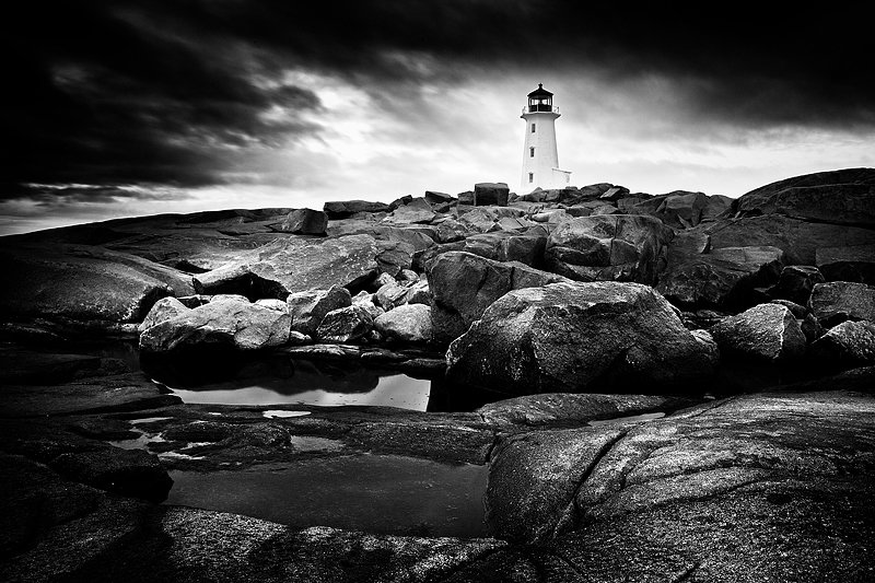 A classic on the East Coast. Peggy's Cove. One of the iconic scenes in Canada.