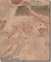 Angel recogiendo la sangre de Cristo - Museo de Navarra