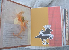 Halloween witching hour journal inside front cover crow
