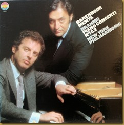 Brahms concierto piano 2 Mehta Barenboim