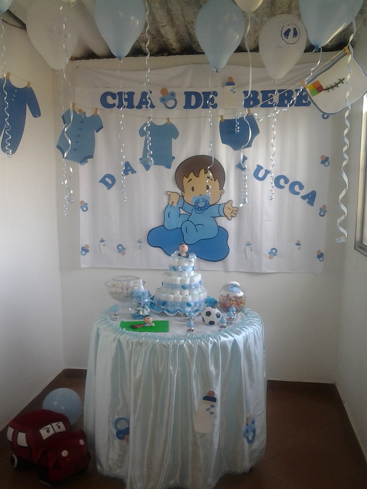 DECORAÇÕES DE PAINÉIS PARA CHÁ DE BEBÊ E COZINHA: Cha de bebe Davi Luca