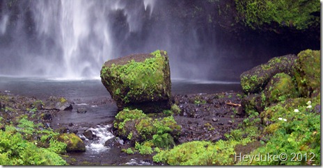 Multnomah Falls boulder
