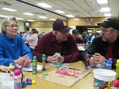 Anna Dad and Jody at Bingo