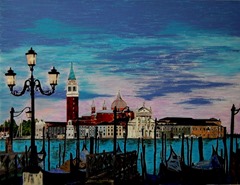 Venice Italy Nail polish painting