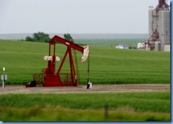 2005 Saskatchewan TC-1 East - one of many oil well pumps between Gull Lake & Webb