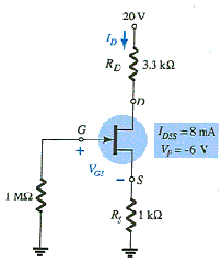 MCQs in DC Biasing – FETs Fig. 02 MCQs in DC Biasing – FETs Fig. 02