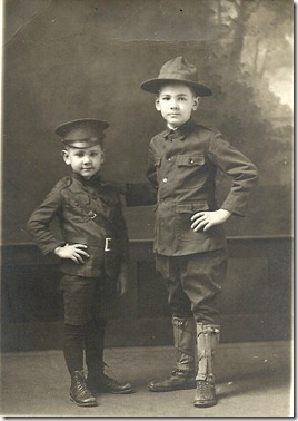 Roly and Carl circa 1918
