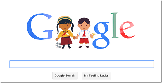google doodle merayakan hari anak indonesia