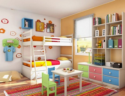 Study Room In Kids Bedroom Interior Design Ideas From Sergi (3)