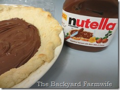 The Backyard Farmwife Recipes: Peanut Butter & Nutella Pie