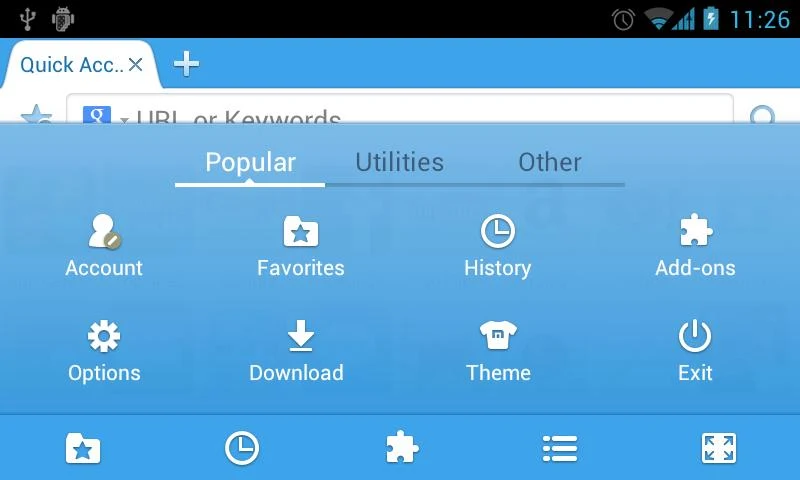 Maxthon Fast Pioneer Browser - screenshot