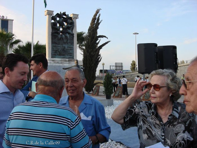 Maria Angeles Infante. 73º aniversario del fusilamiento de Blas Infante. Acto de la Fundación Blas Infante.Carretera de Carmona. 10-08-09.