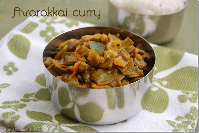 Avarakkai curry