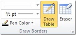 Menambah kolom dengan Draw Table