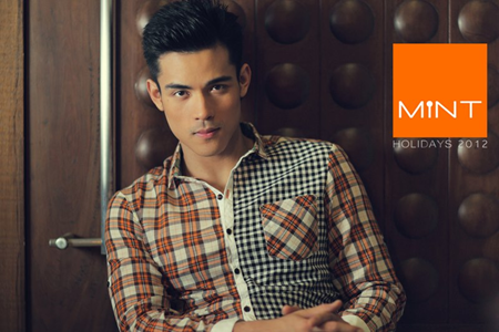 Xian Lim in Mint Holiday 2012 ad campaign