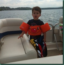 Jake on boat