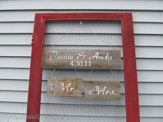 repurposed screen door