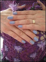 light violet nails