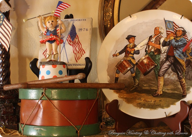 4th of July Mantel-Bargain Hunting with Laurie