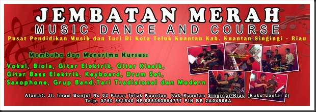 Banner Jembatan Merah Music & Dance Course (JMMDC) 2