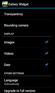 Gallery Widget Screenshot
