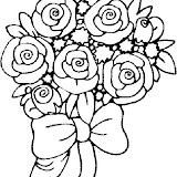 FLOWERS COLORING PAGES